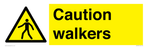 Caution walkers